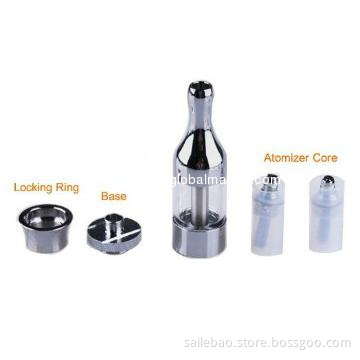 newest glass atomizer with bottom changeable coil glassomizer protank